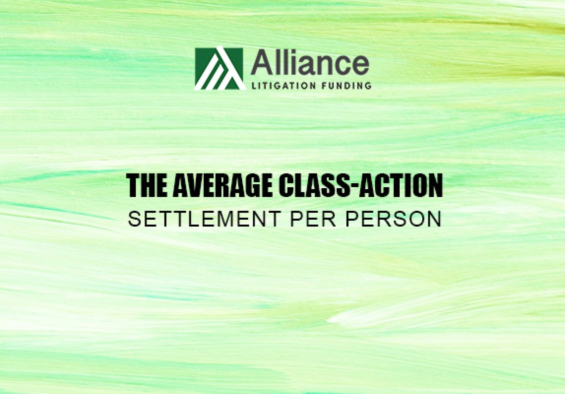 The Average Class-Action Settlement Per Person